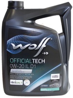 Wolf Official Tech 0w-20 IL D1 4л - фото