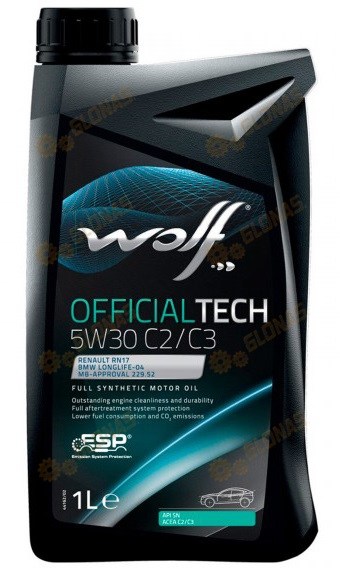Wolf Official Tech 5w-30 C2/C3 1л