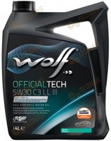 Wolf Official Tech 5w-30 C3 LL III 4л - фото