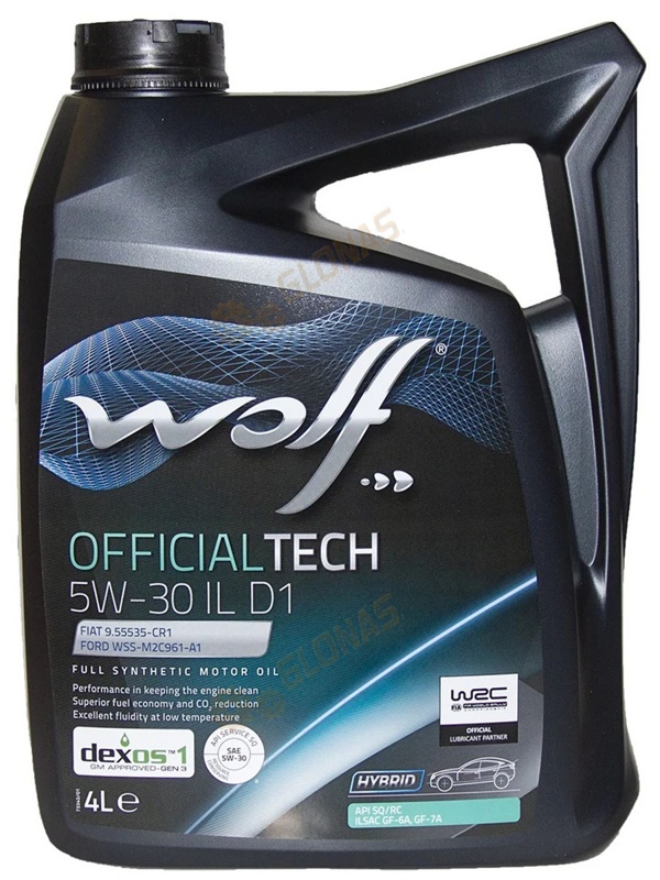 Wolf Official Tech 5w-30 IL D1 4л