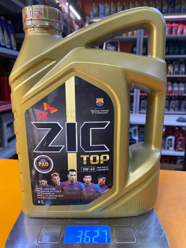 Zic Top 0w-40 4л