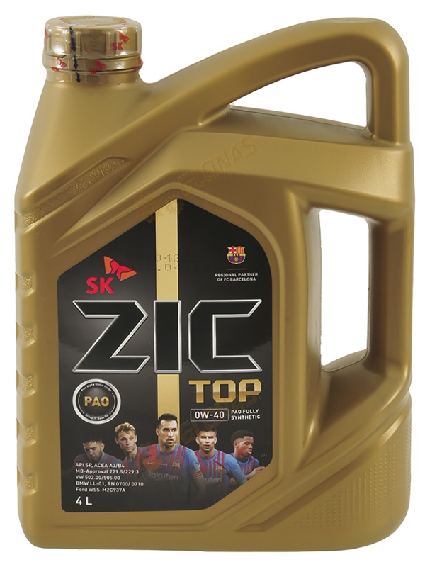 Zic Top 0w-40 4л